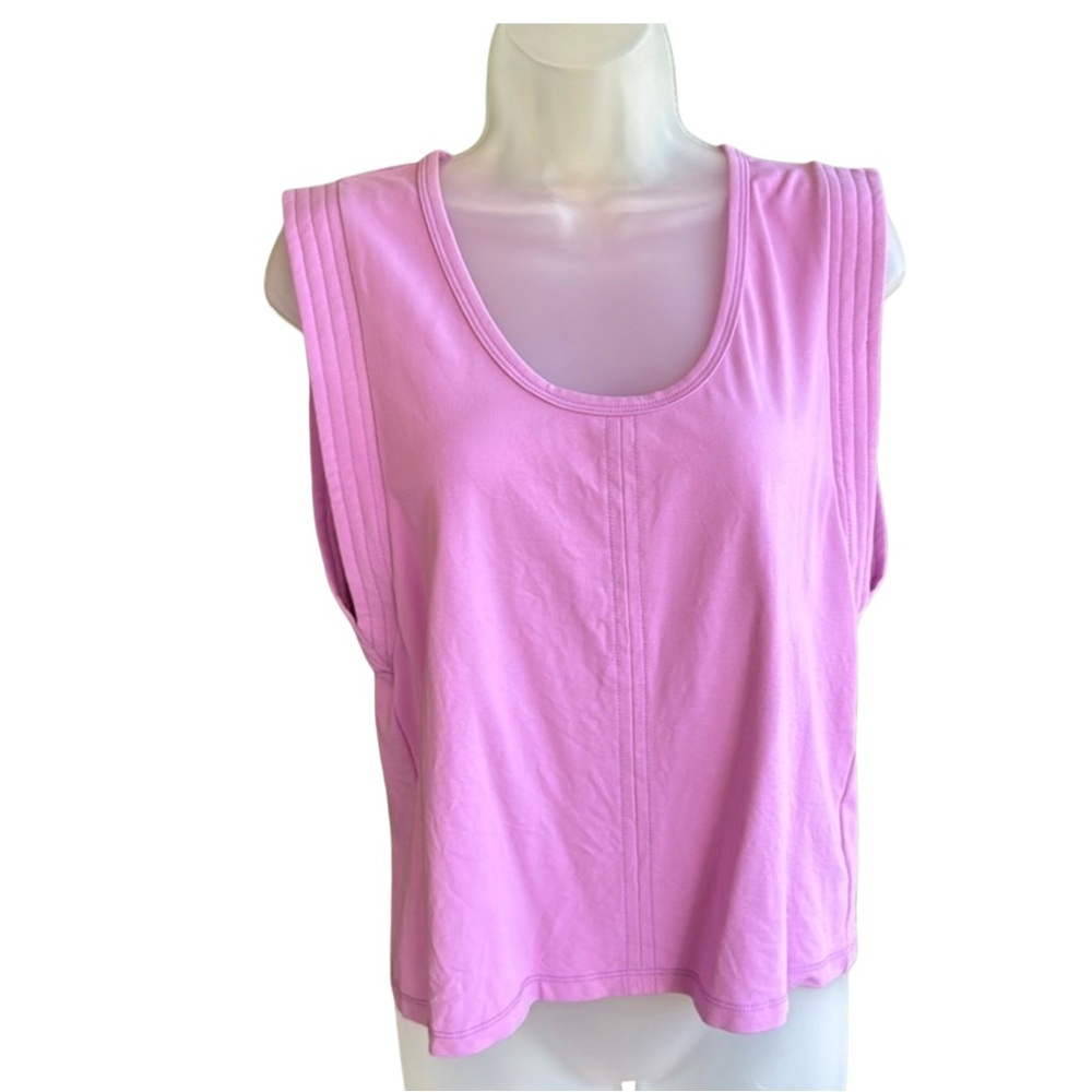 Trina Turk Pink Orchid Sleevelessโ Stretch Knit Tank Top Size M